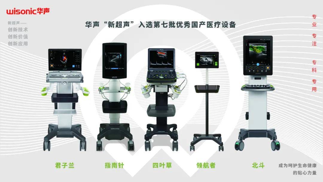 华声5款新超声入选第七批优秀国产医疗设备